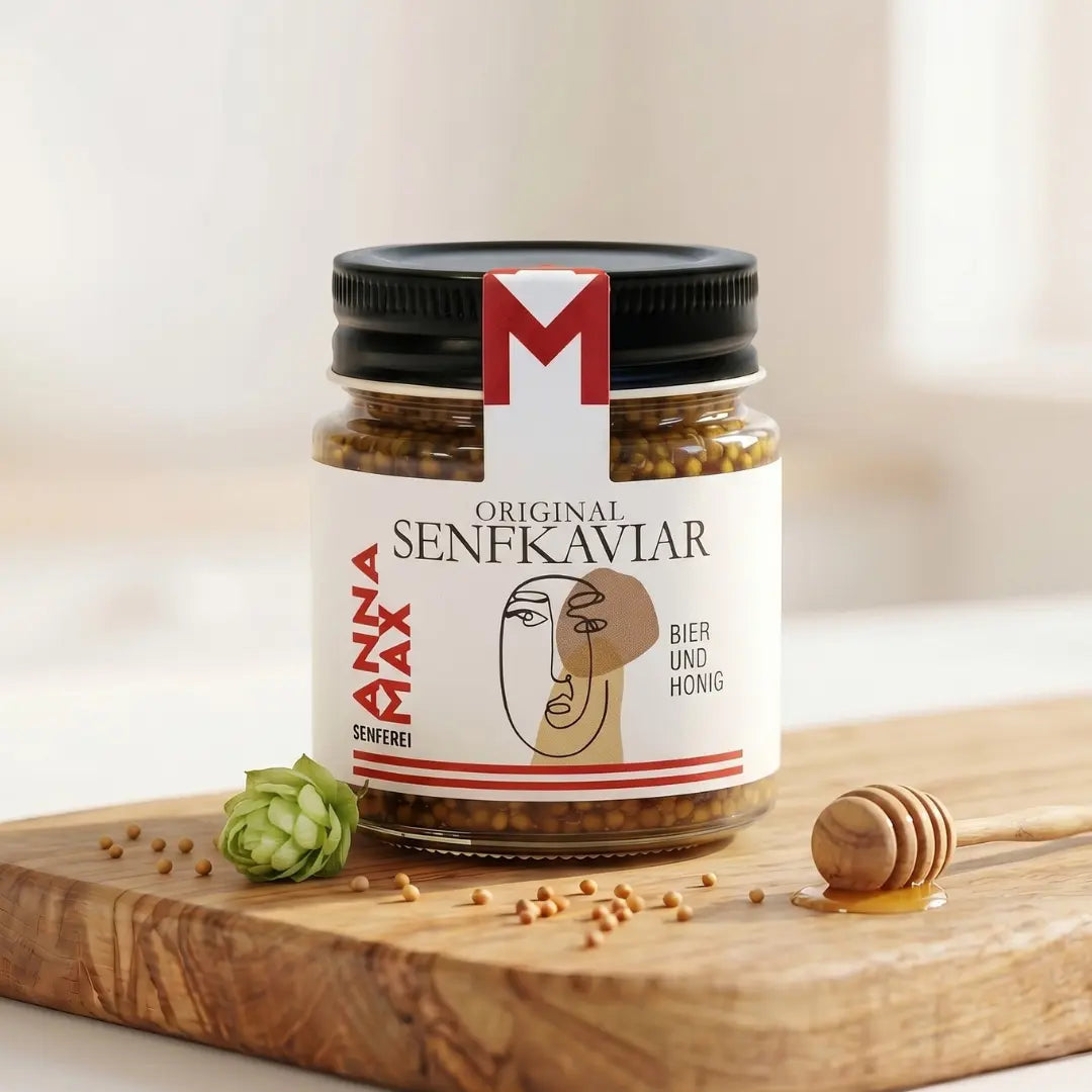Original Senfkaviar Bier und Honig